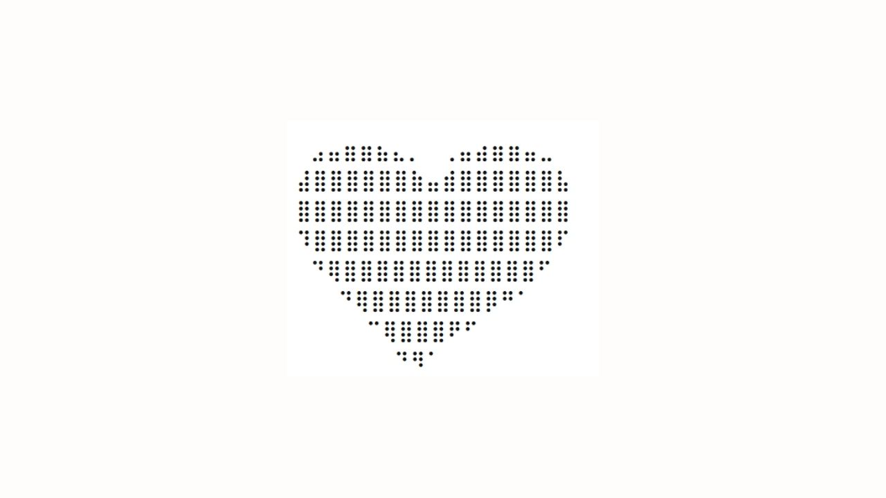 Emojilerle Kalp