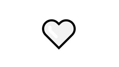 Beyaz Kalp Emojisi