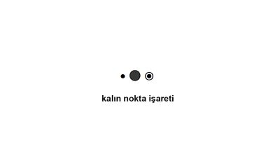 Kalın Nokta Emojisi Kopyala