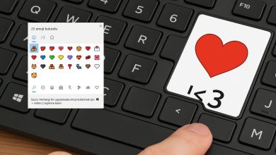 Klavyede Kalp Emojisi (Sembolü) Yapma